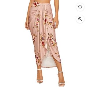 Aayomet Maxi Asymmetrical Skirt